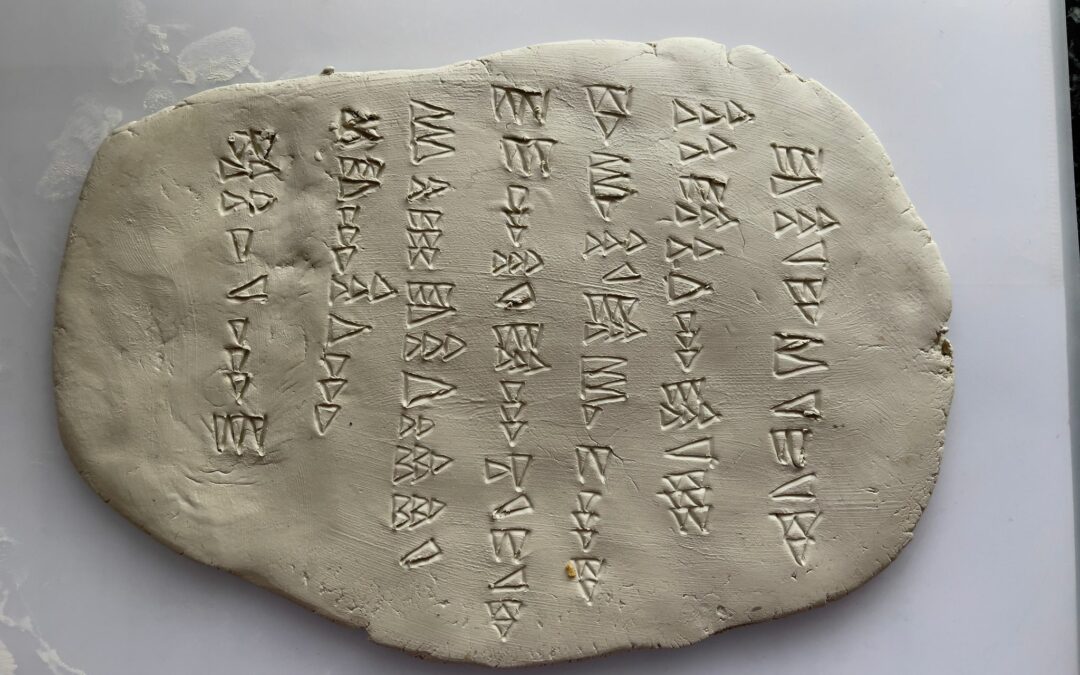 Tablillas de escritura cuneiforme